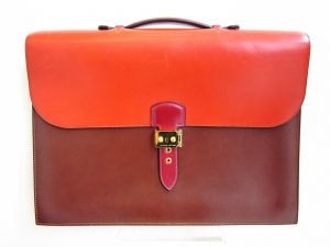 HERMES HERMES Kelly Depeche 34 Briefcase Epsom leather Orange Used