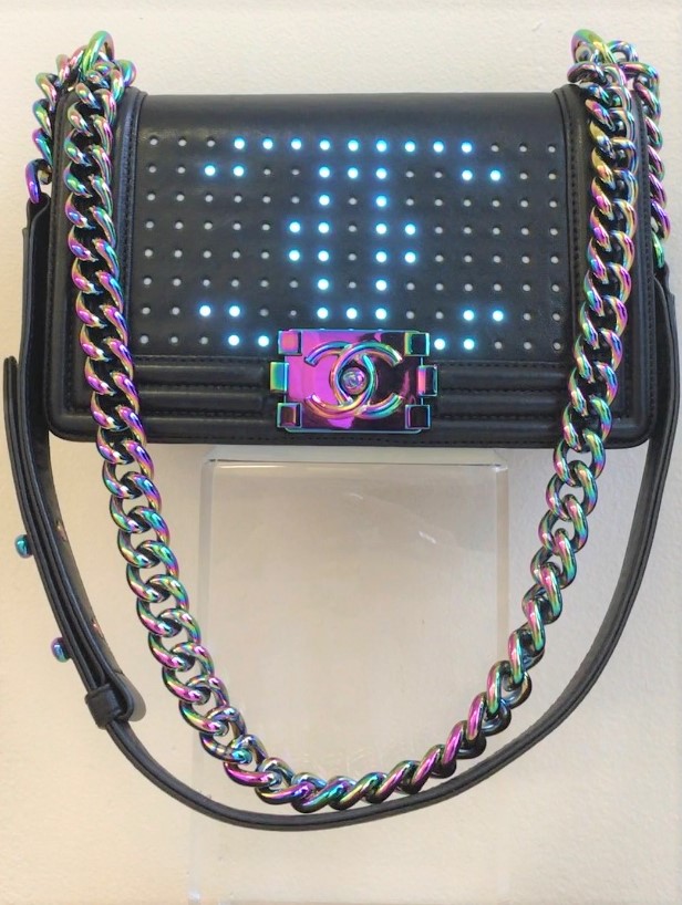 chanel bag led lights