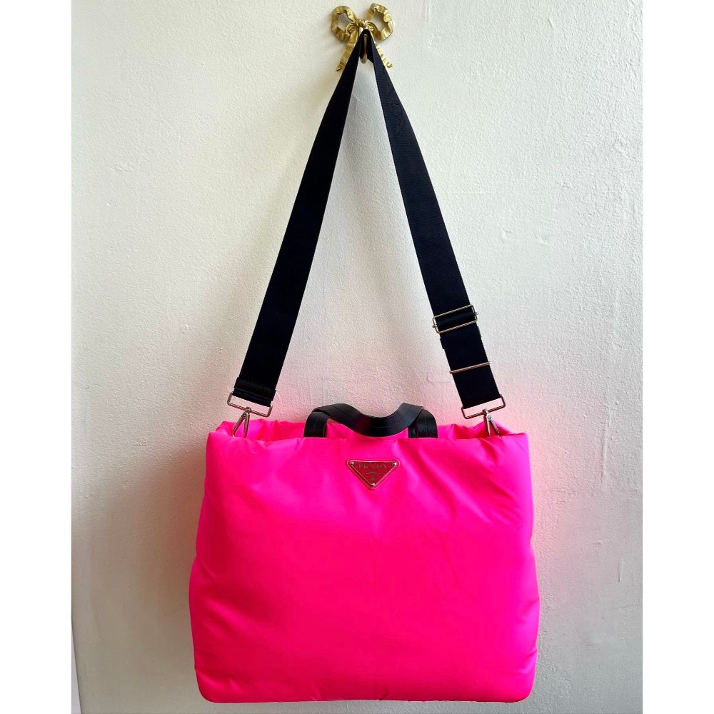 Prada Tessuto nylon pink bag