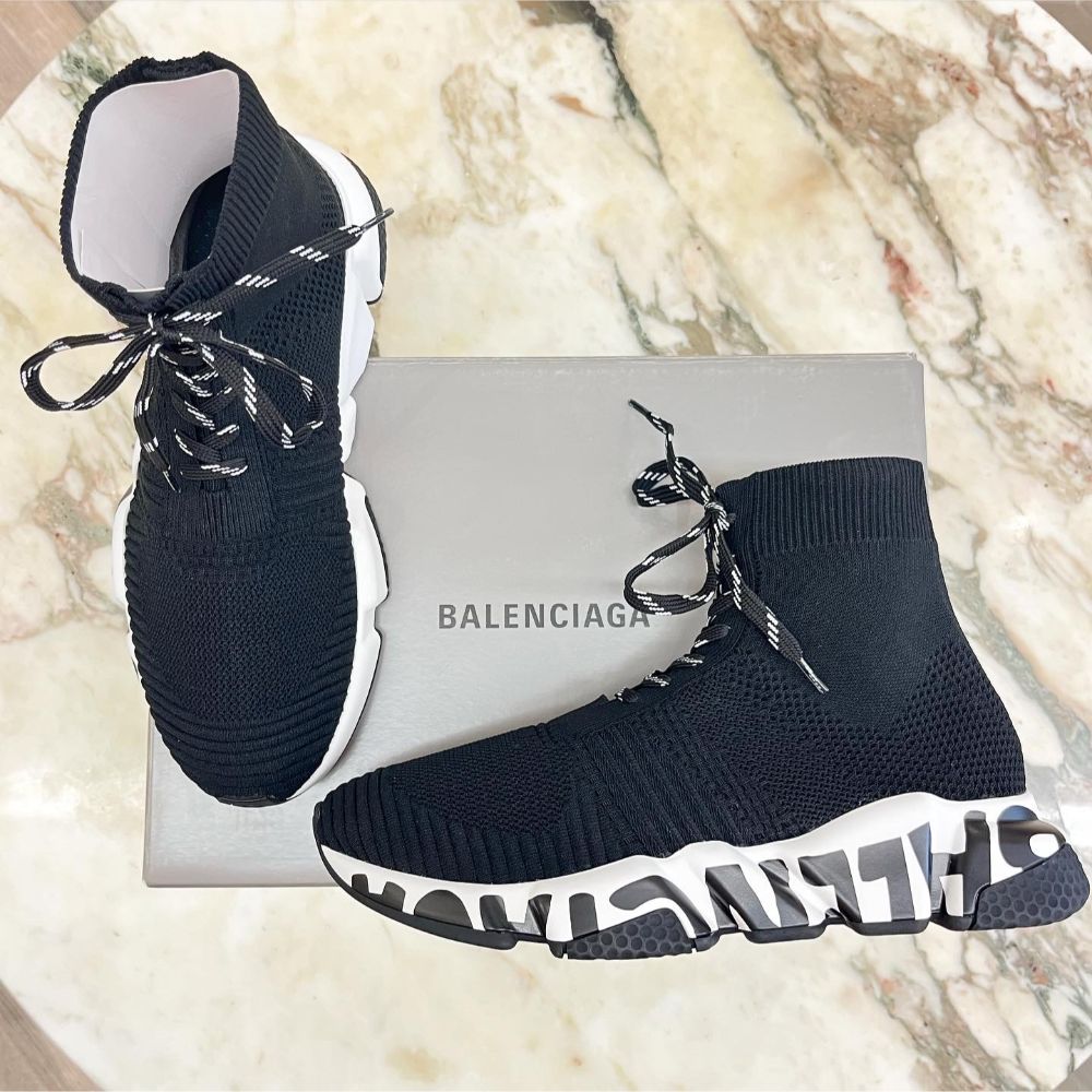 Balenciaga Speed Graffiti sock sneakers