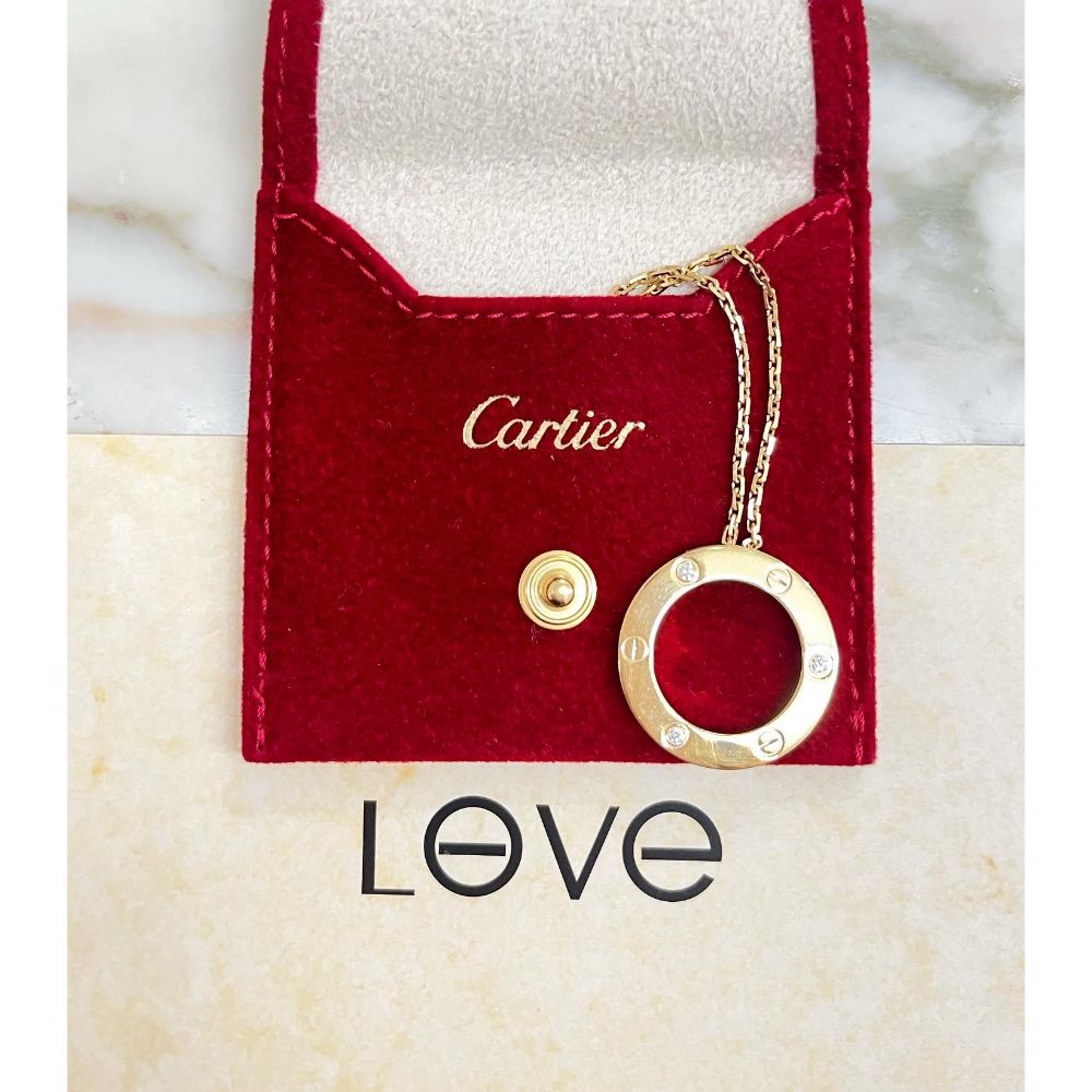 Cartier Love diamond necklace