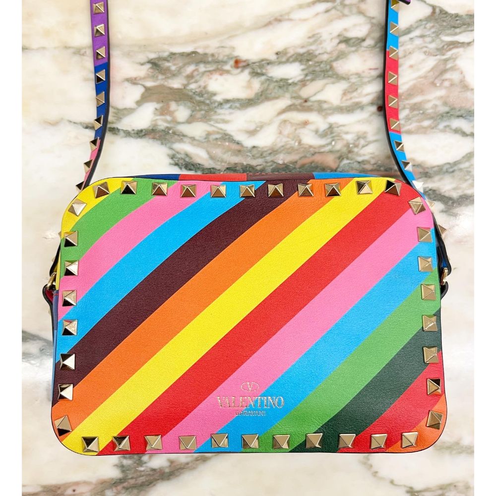 Valentino Rainbow Rockstud crossbody bag