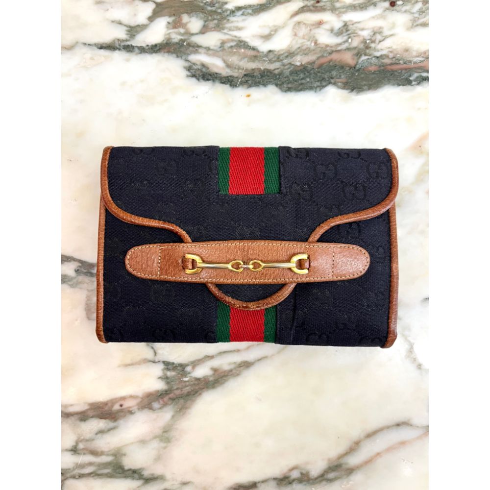 Gucci 1980s monogram wallet