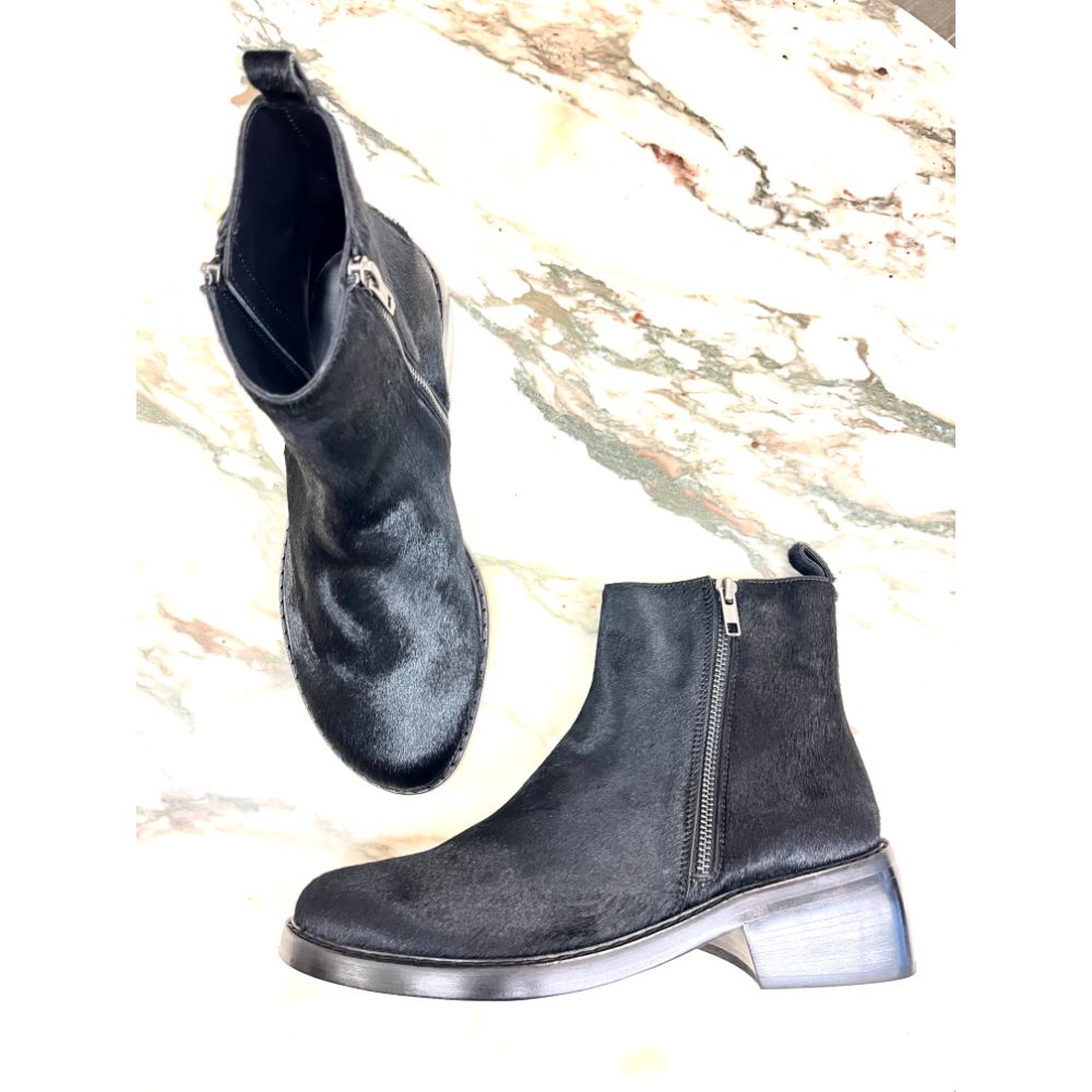 Ann Demeulemeester pony ankle boots