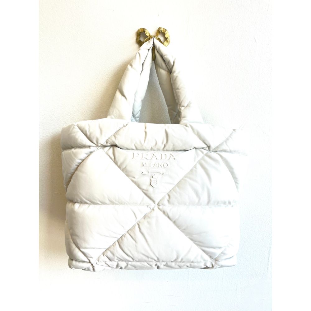 Prada quilted nappa tote bag