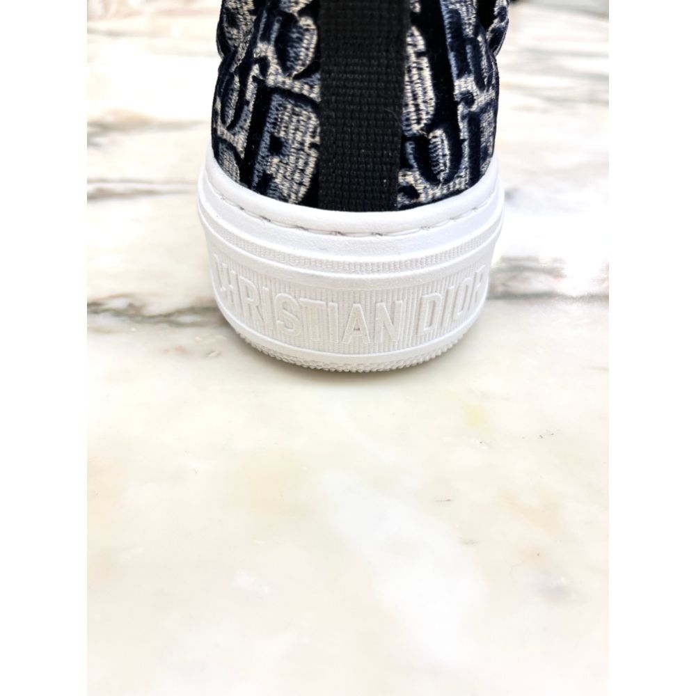 Dior Oblique velvet solar slip-on sneakers
