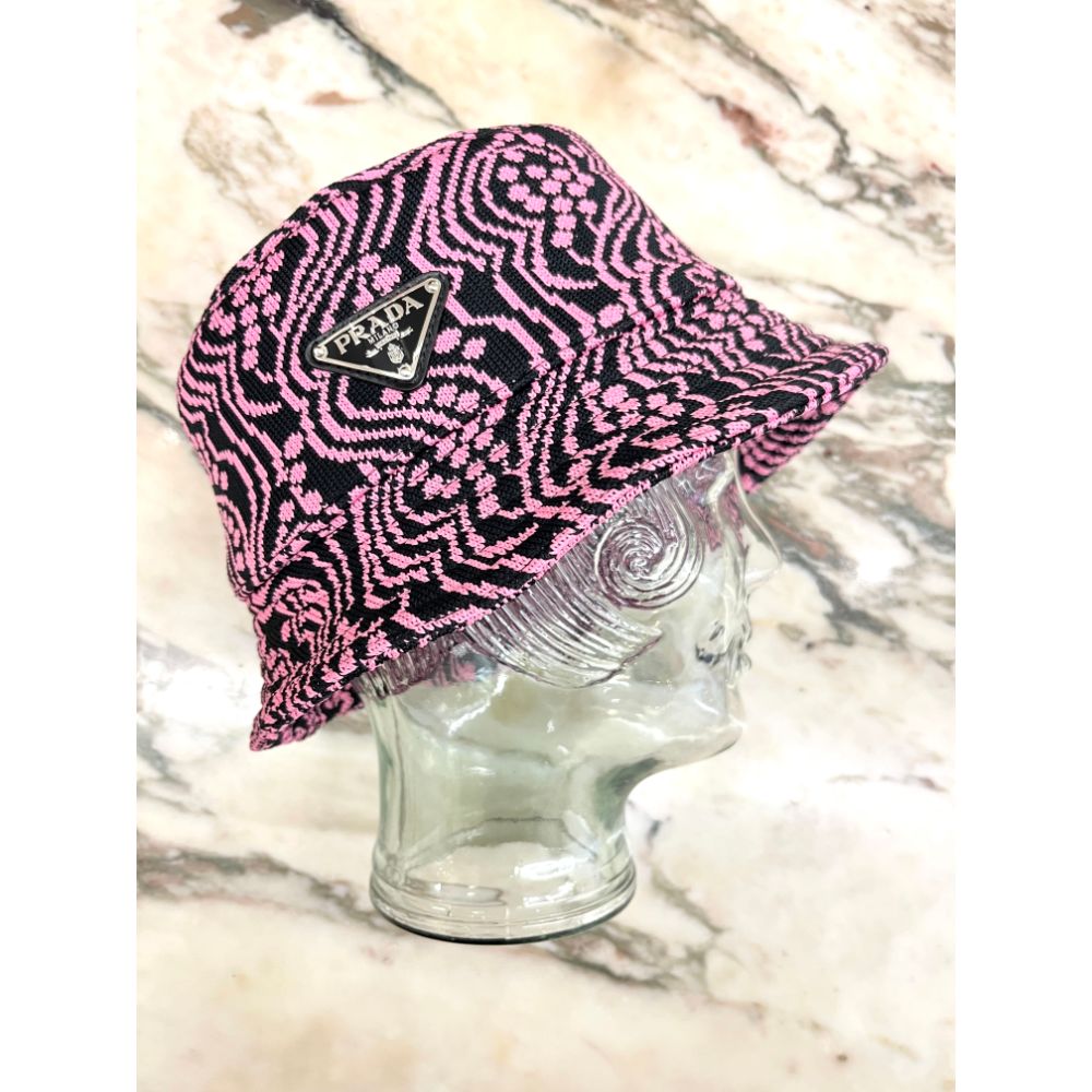Prada Cleo jacquard bucket hat