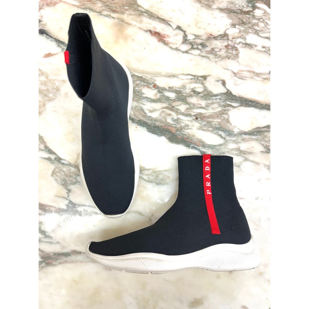 Prada high-top sock trainers
