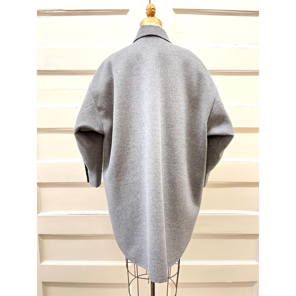 Prada cashgora grey oversized jacket