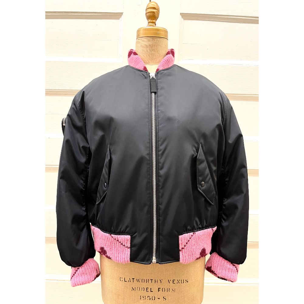 Prada Raf Simons re-nylon bomber jacket