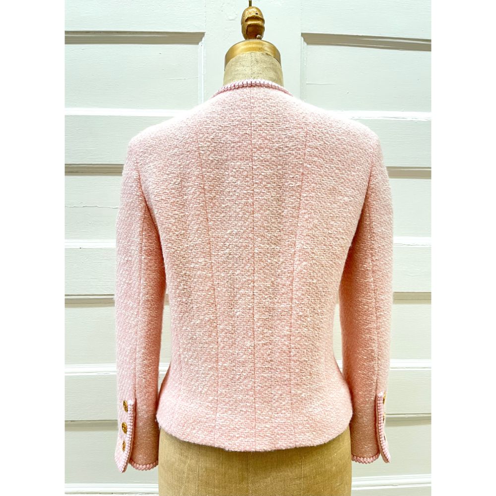 Chanel 1993 pink tweed jacket