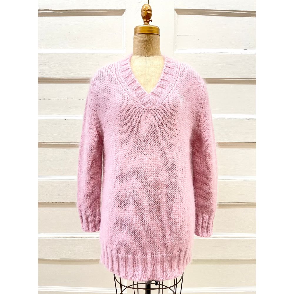 Prada pink oversized sweater