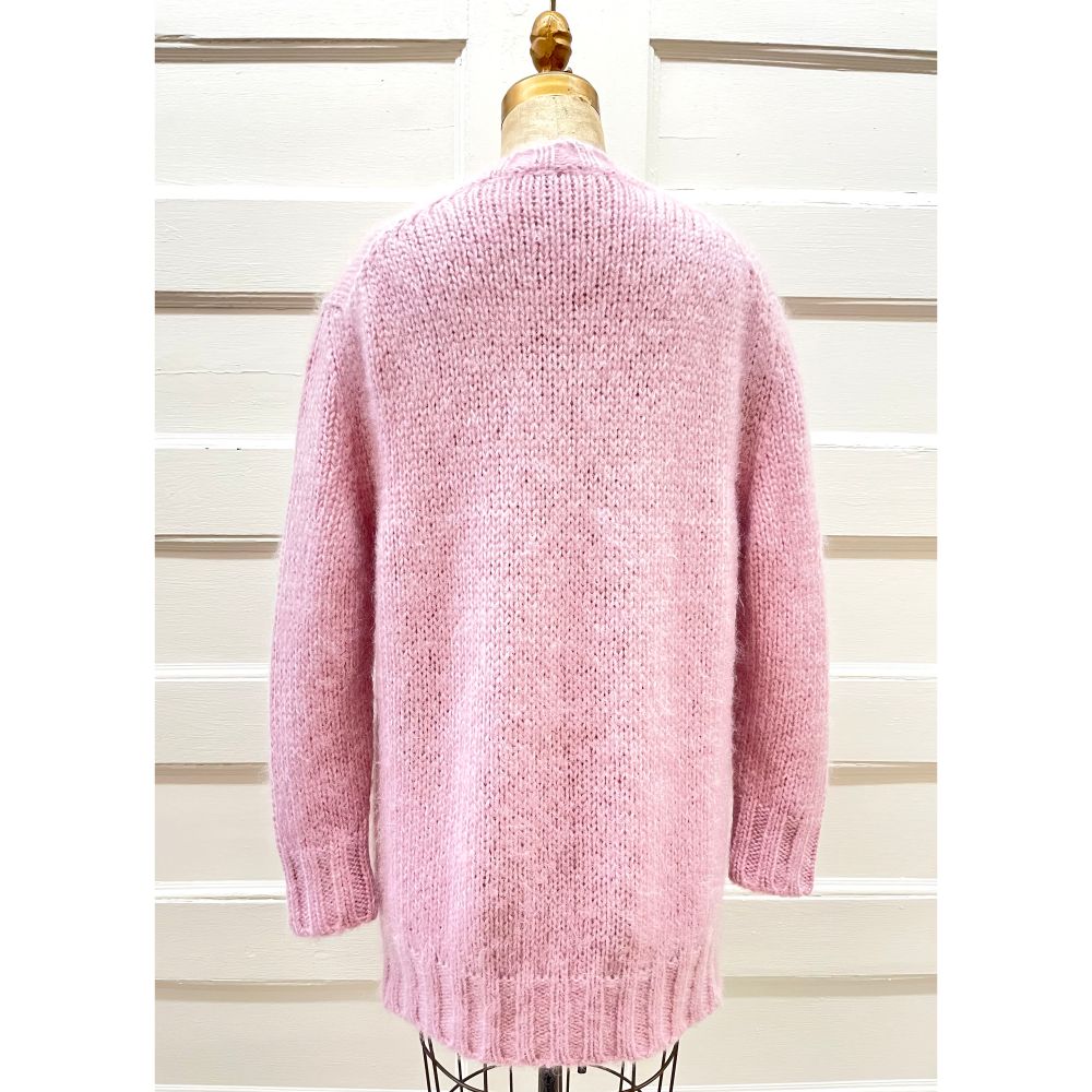 Prada pink oversized sweater