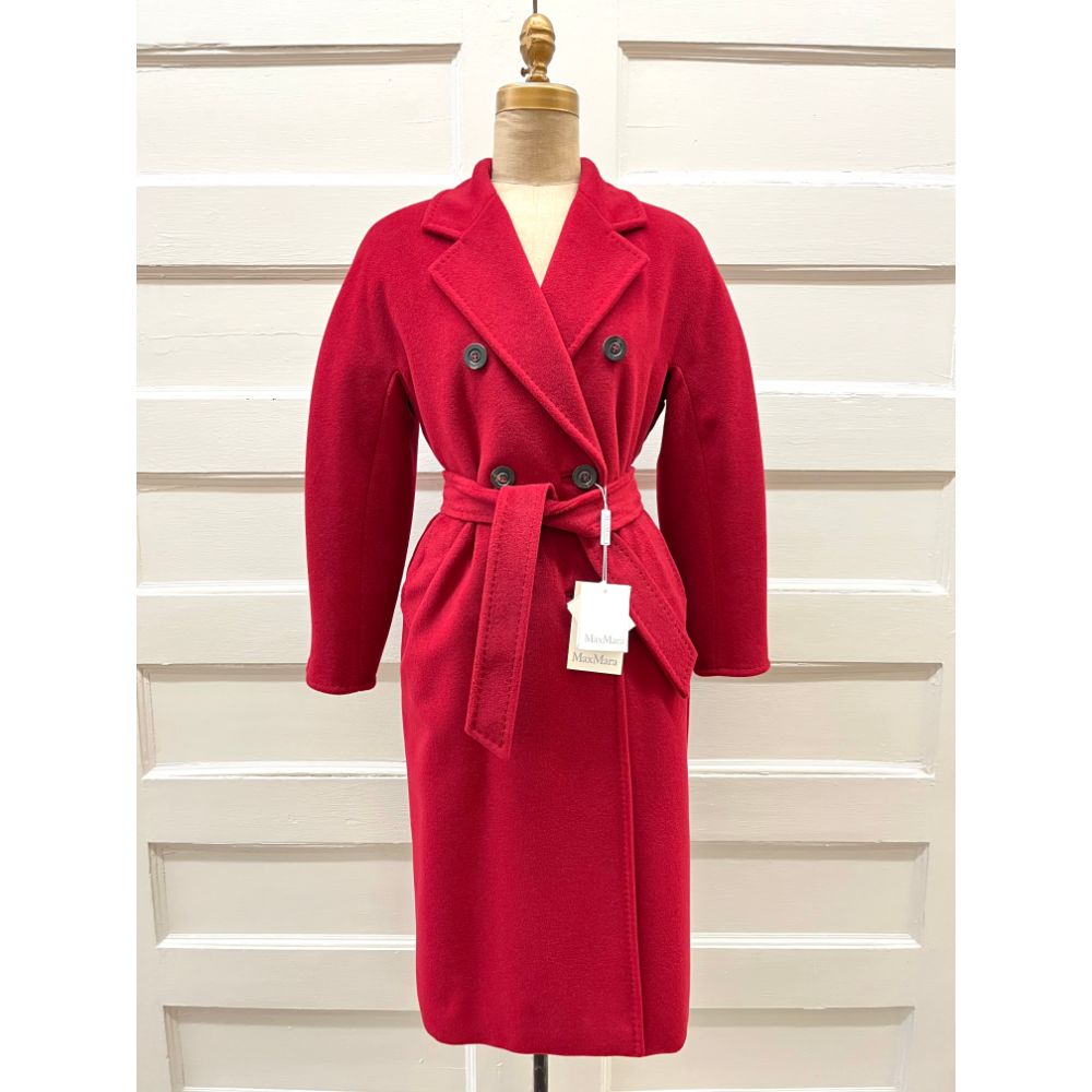 Max Mara red Madame wool coat