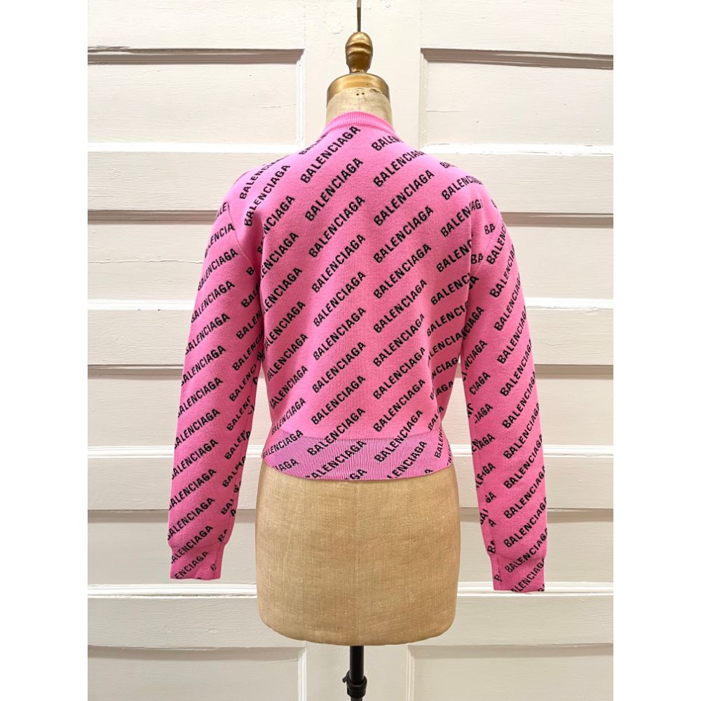 Balenciaga logo knit sweater