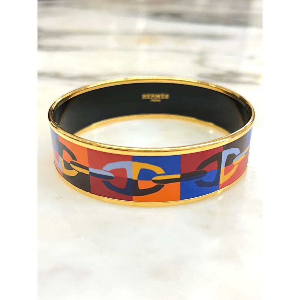 Hermès multicolour bangle bracelet