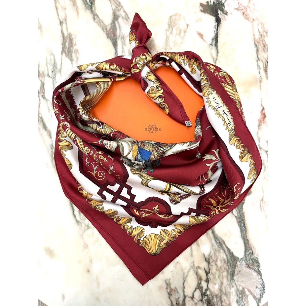 Hermès Ludovicus Magnus silk scarf