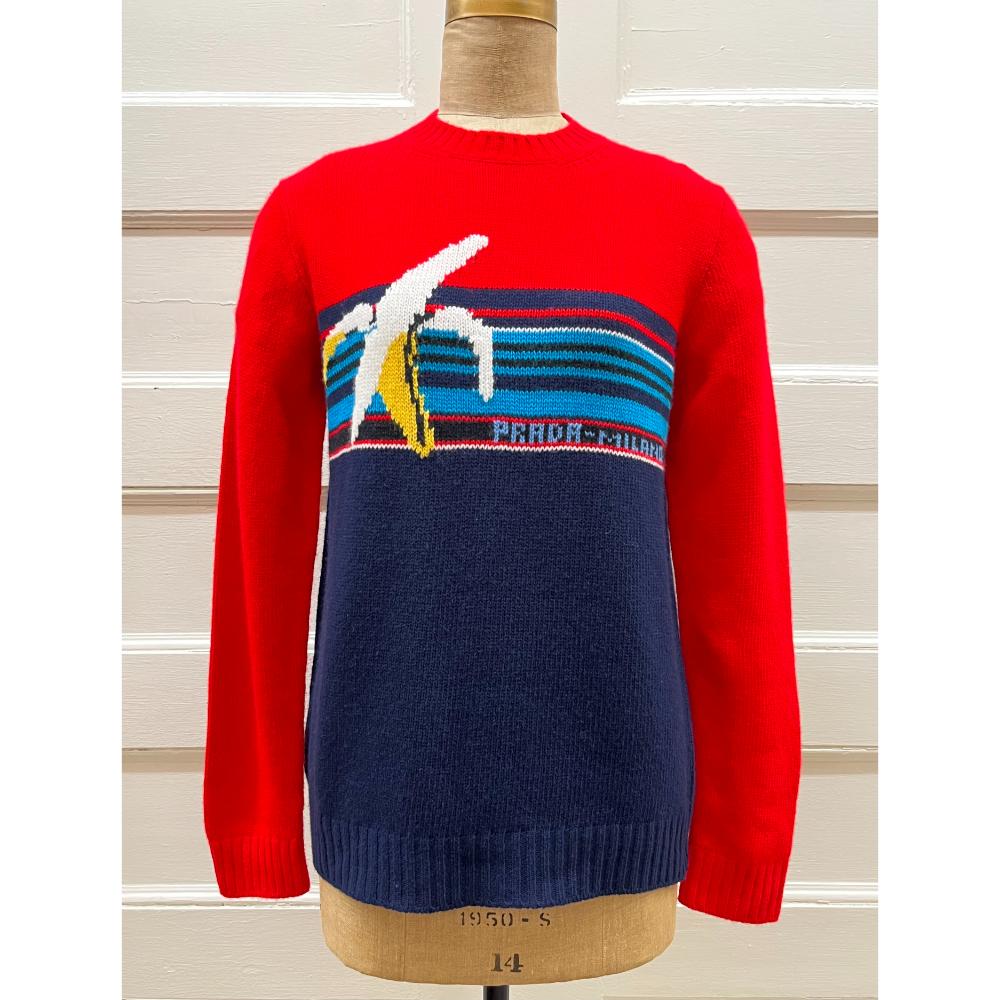 Prada banana wool sweater