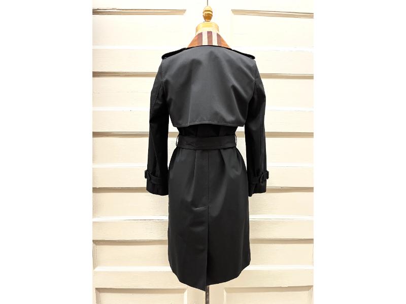 Burberry Check black gaberdine trench