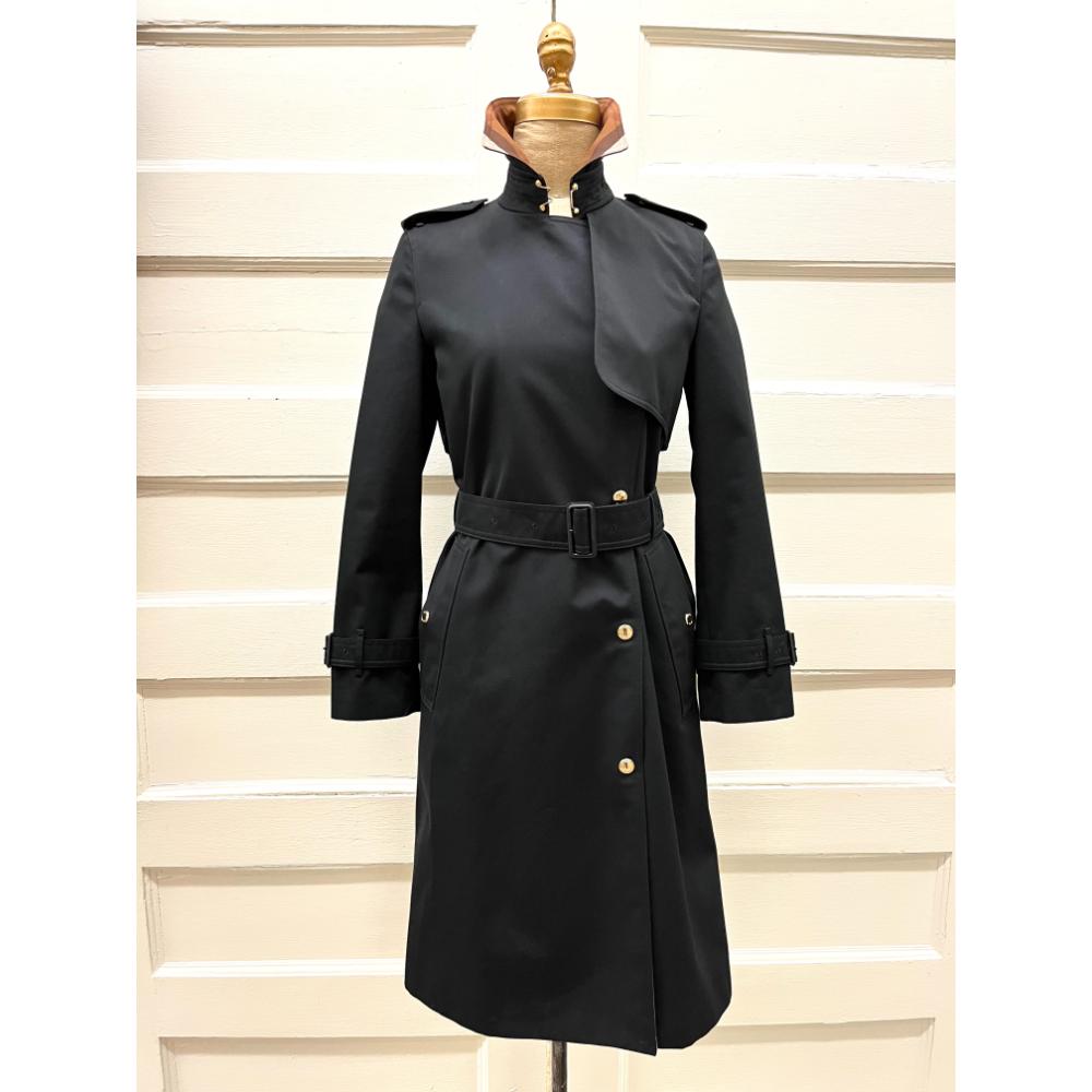 Burberry Check black gaberdine trench