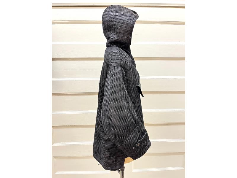Christian Dior black mesh anorak