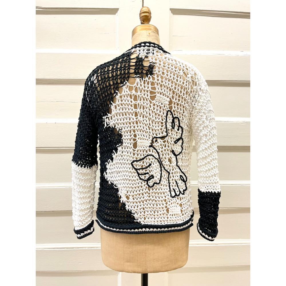 Chanel 2022 crochet cardigan