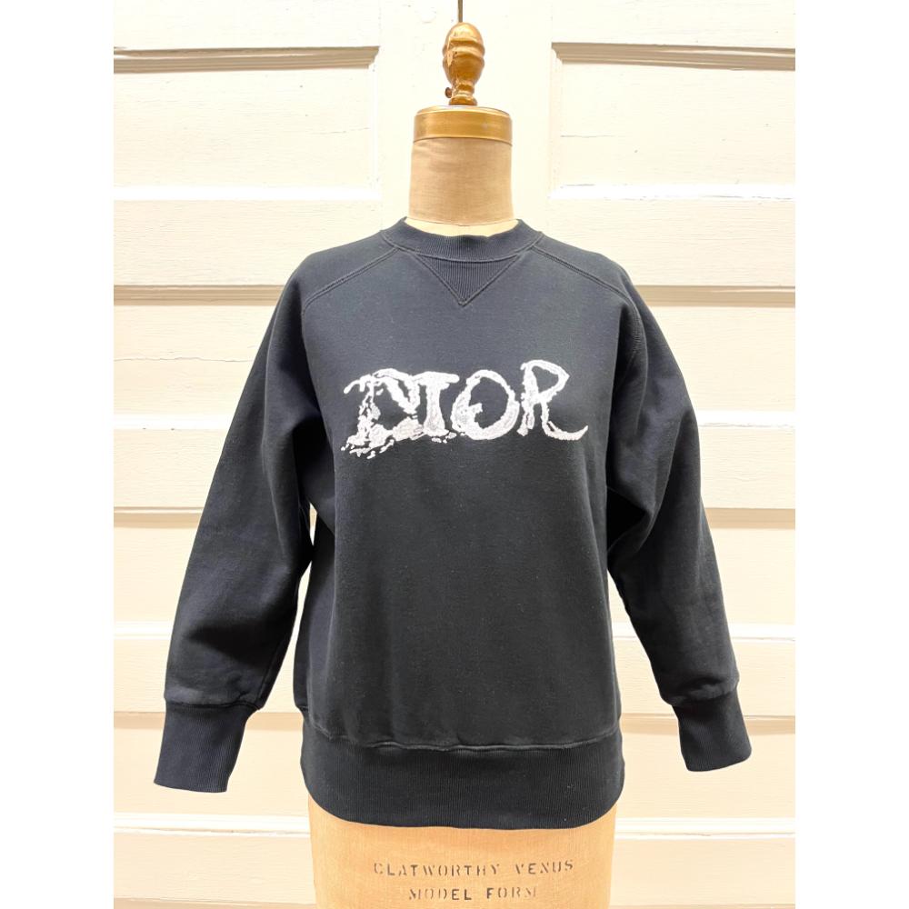 Christian Dior + Peter Doig black sweatshirt