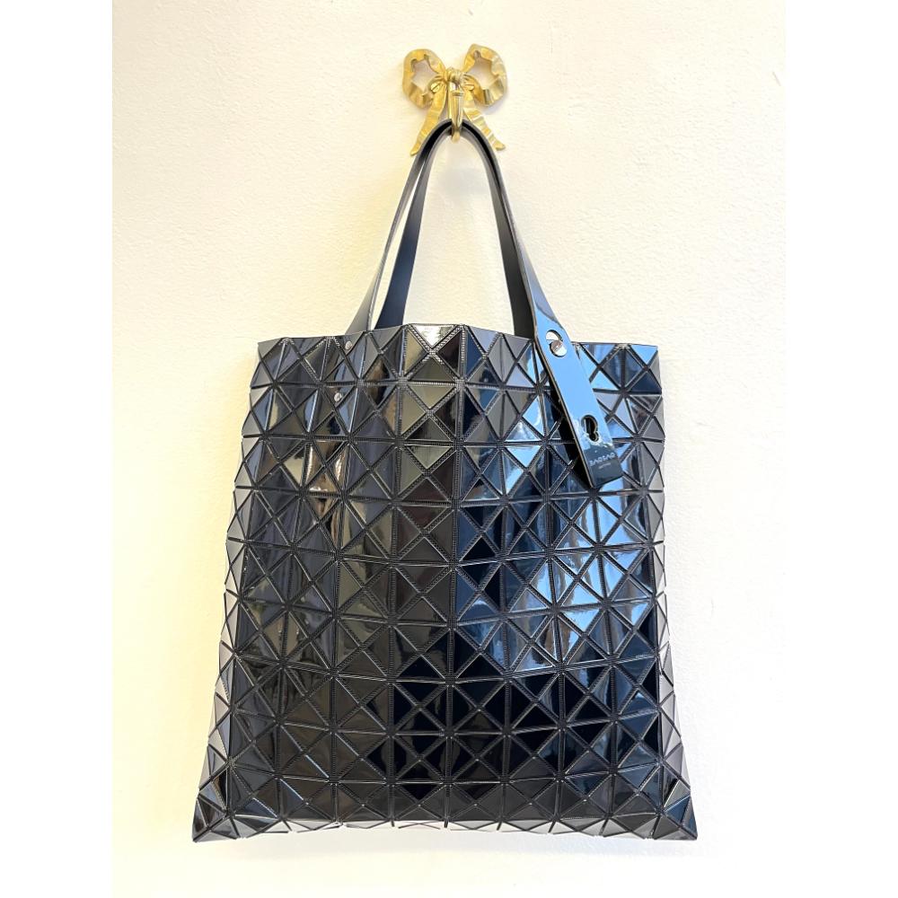 Bao Bao Issey Miyake White and Black Lucent ZigZag Tote Bag Bao Bao Issey  Miyake