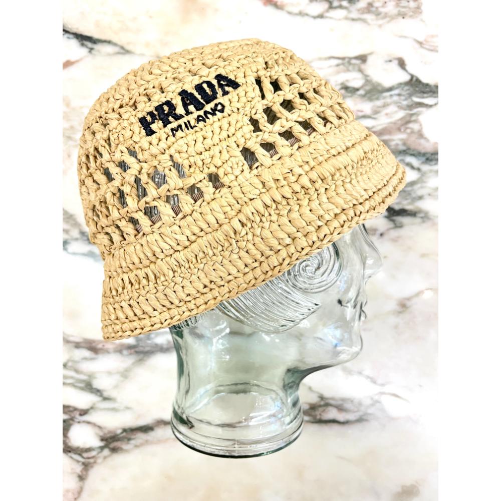 Prada crochet bucket hat