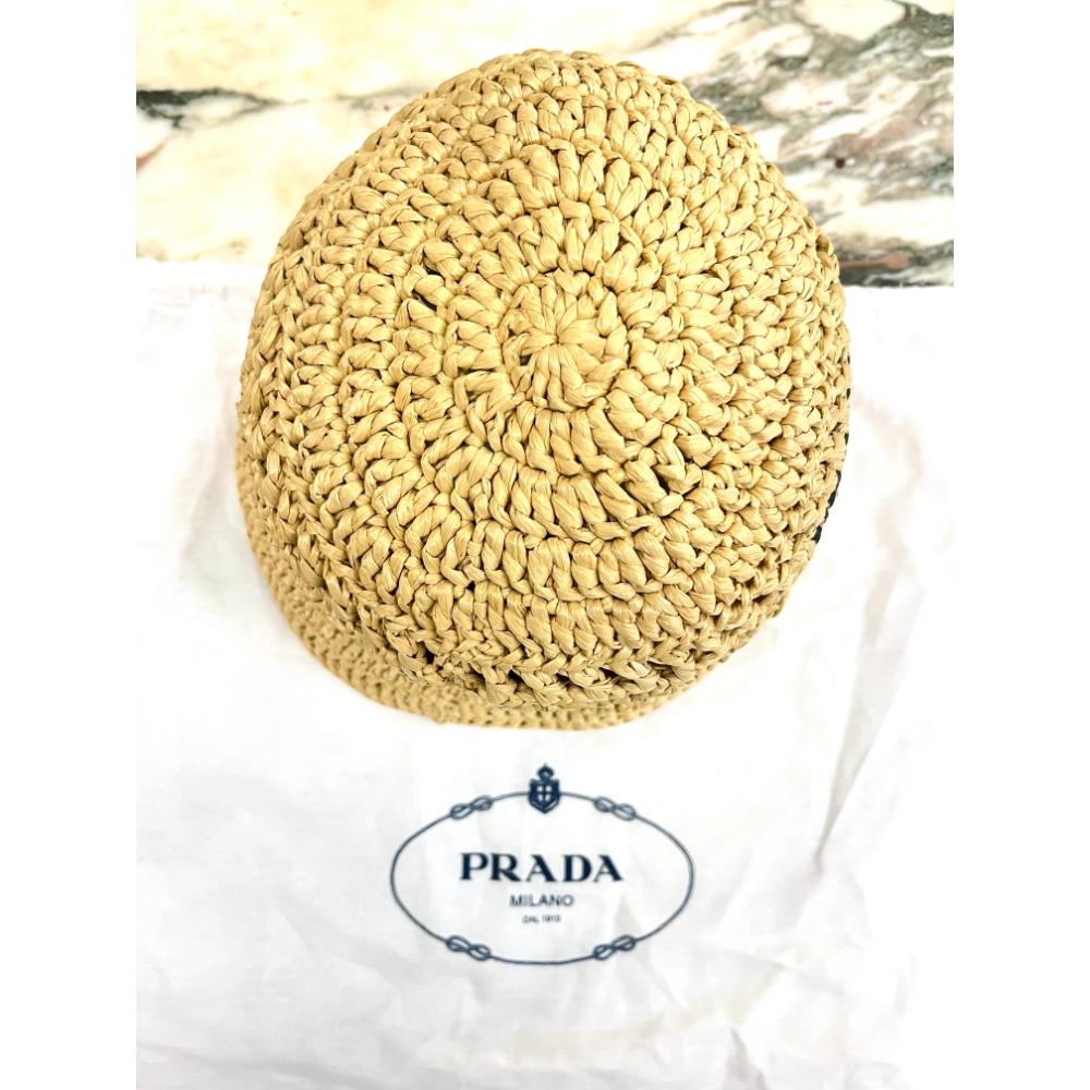 Prada crochet bucket hat