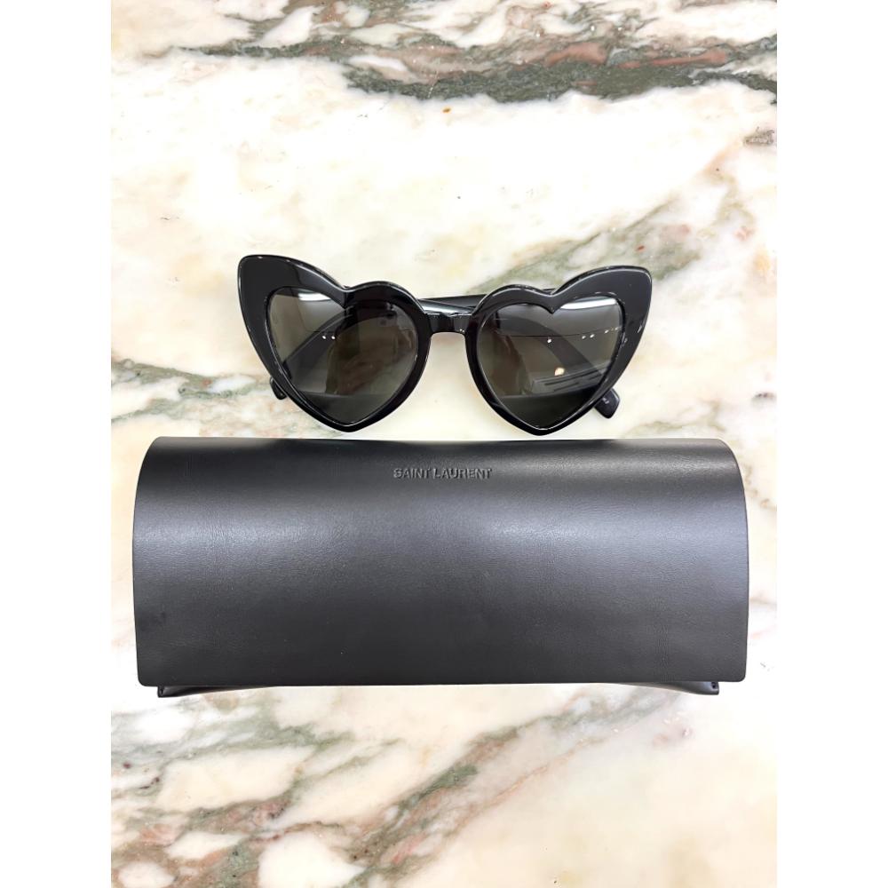 YSL heart-shaped sunglasses