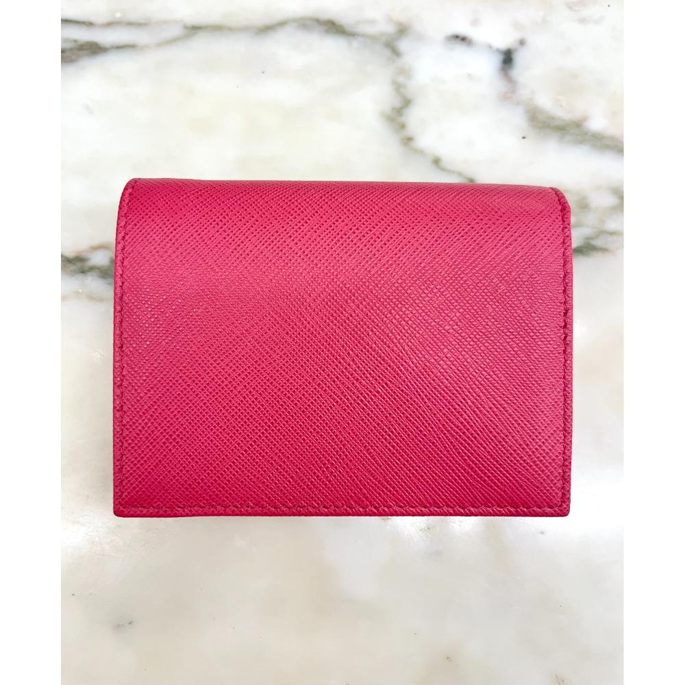 Prada pink wallet