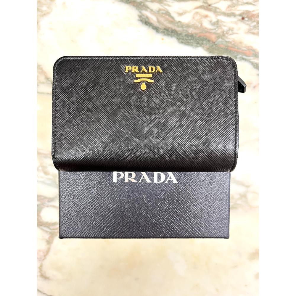 Prada leather wallet