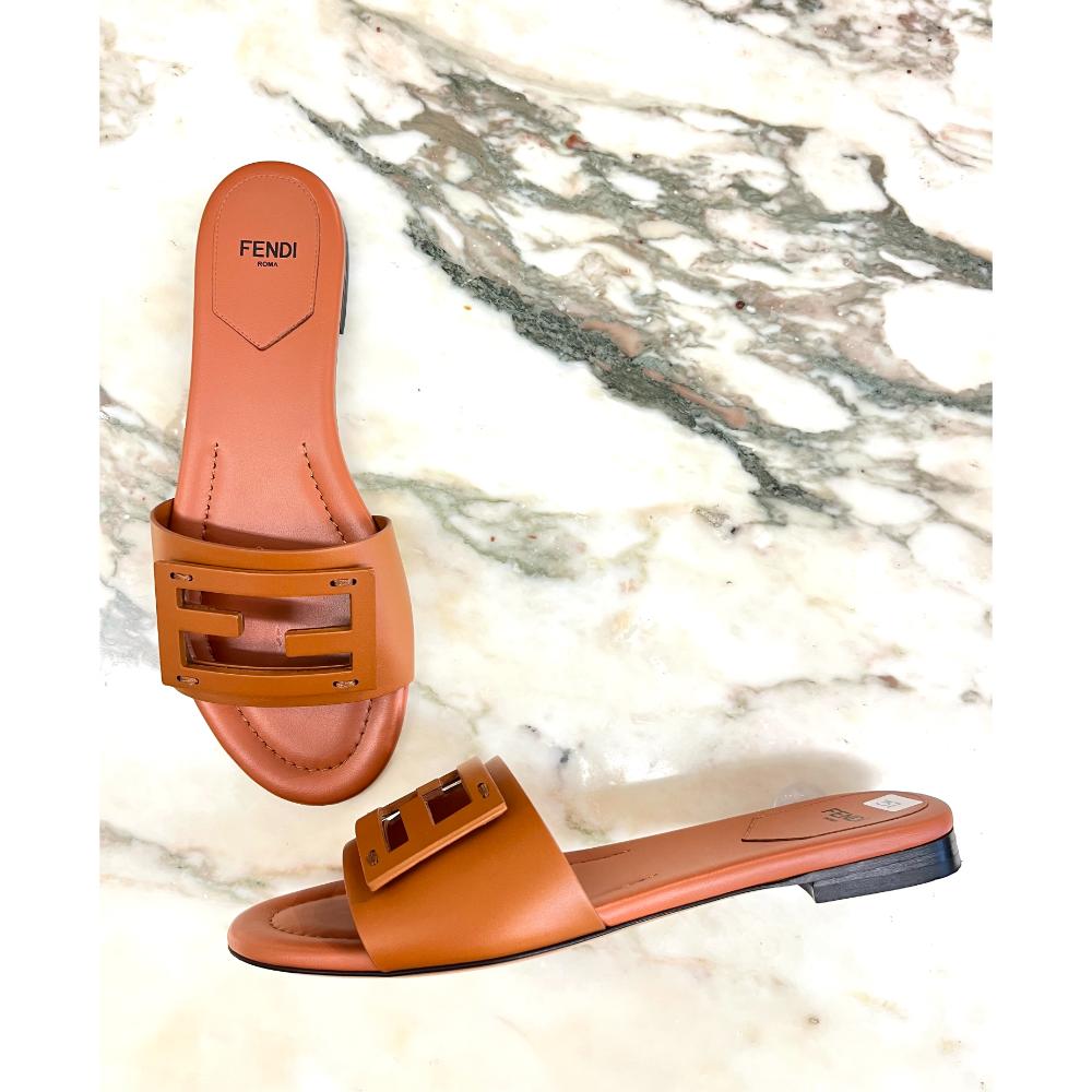 Fendi FF Baguette slides