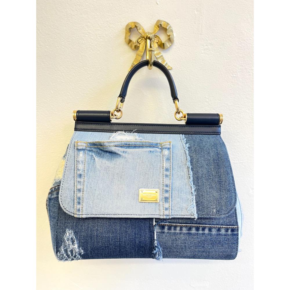 Dolce & Gabbana denim Miss Sicily bag