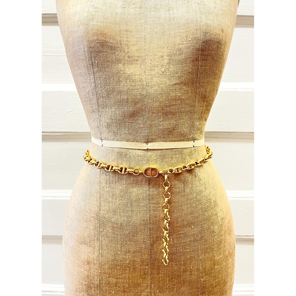 Christian Dior chain belt