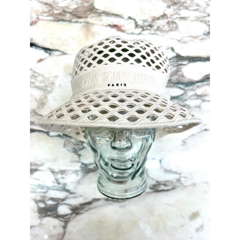 Christian Dior mesh hat