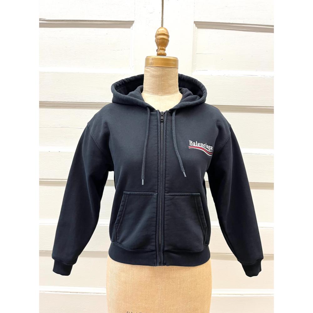 Balenciaga Political Campaign zip up hoodie