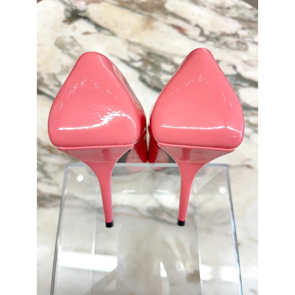 Balenciaga Square Knife BB pink pumps