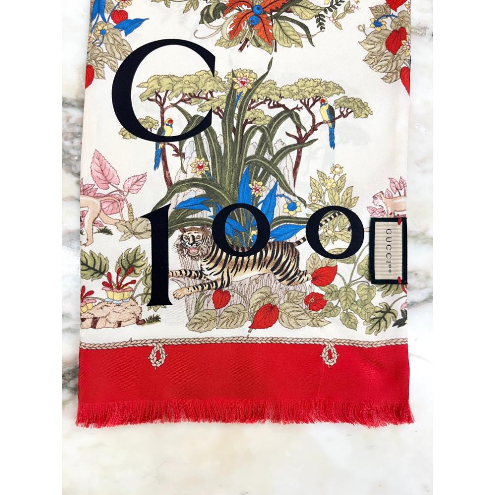 Gucci 100 anniversary silk stole