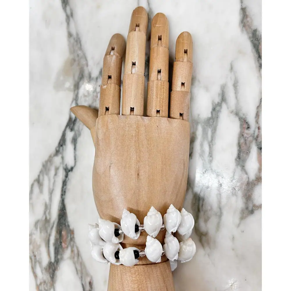 Prada shells and beads bracelet