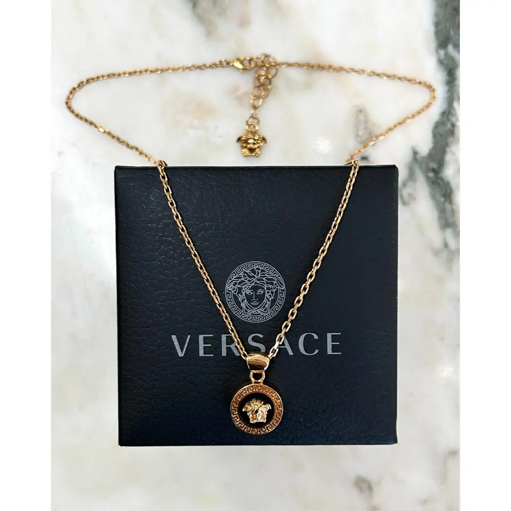 Versace small Medusa pendant necklace