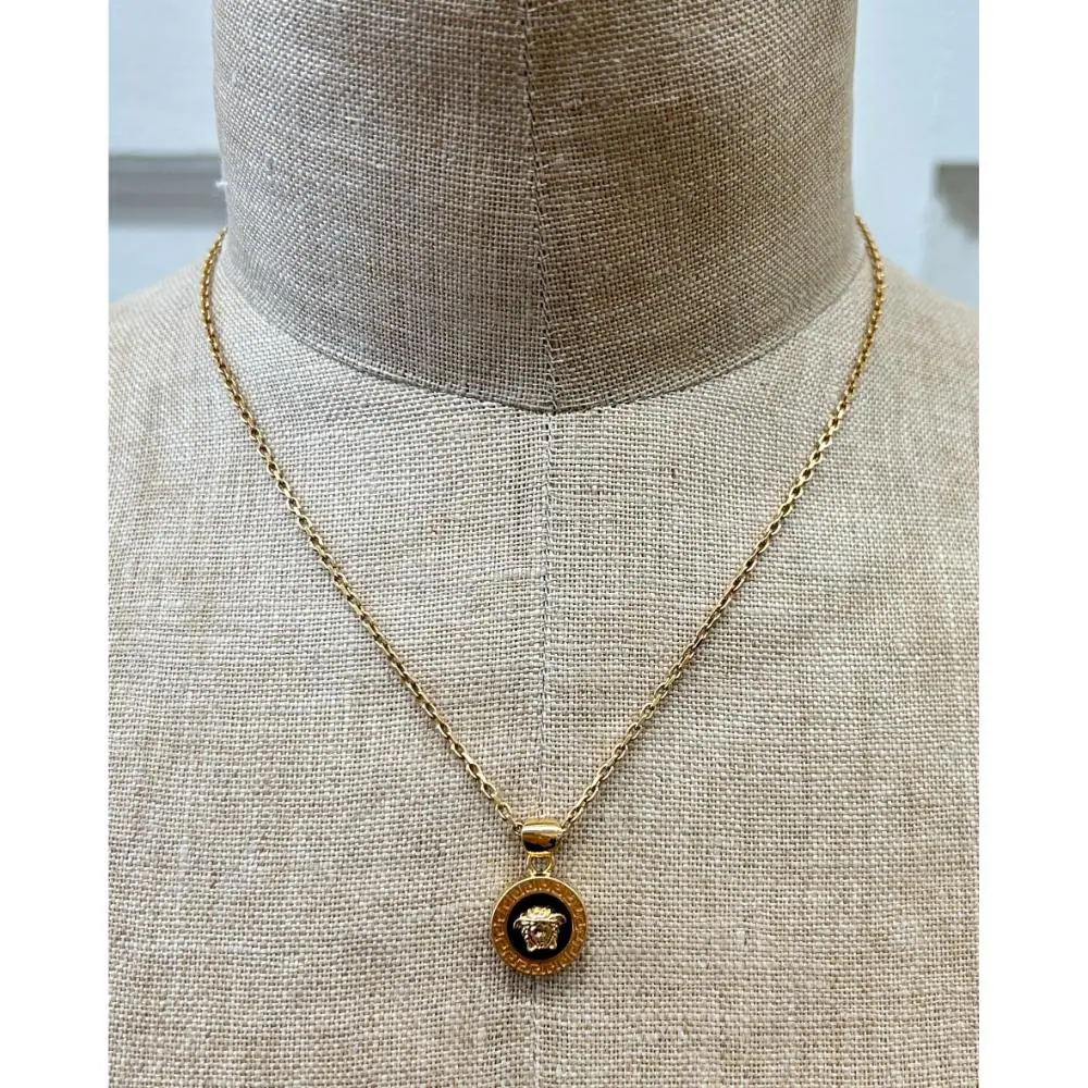 Versace small Medusa pendant necklace