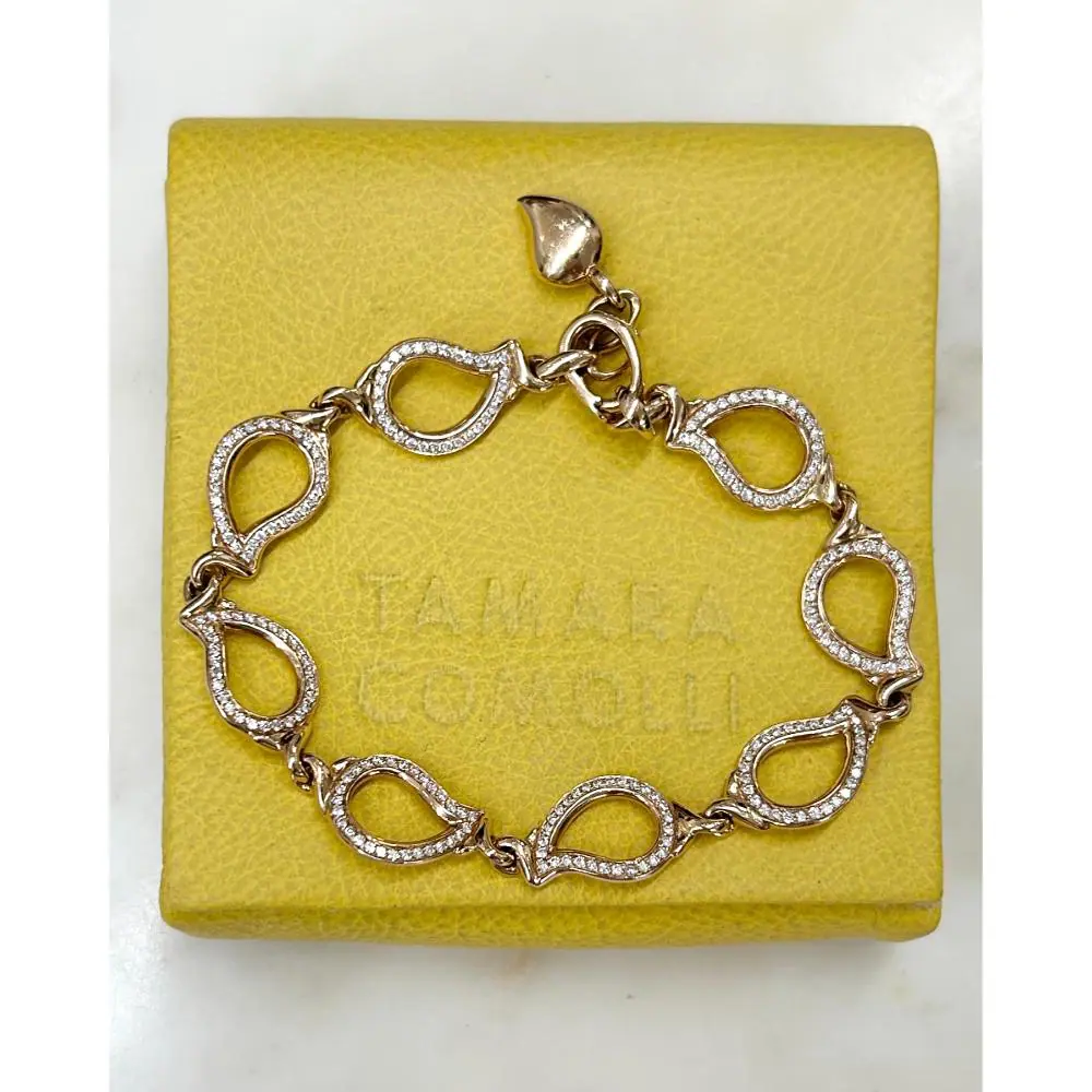 Tamara Comolli Signature bracelet in diamond pavé and 18k gold