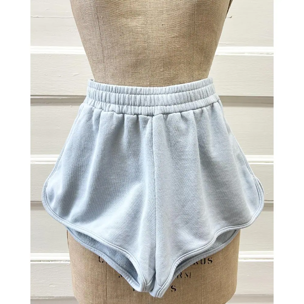 Prada powder blue cotton shorts