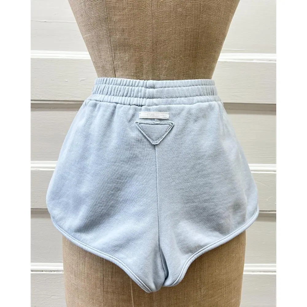 Prada powder blue cotton shorts