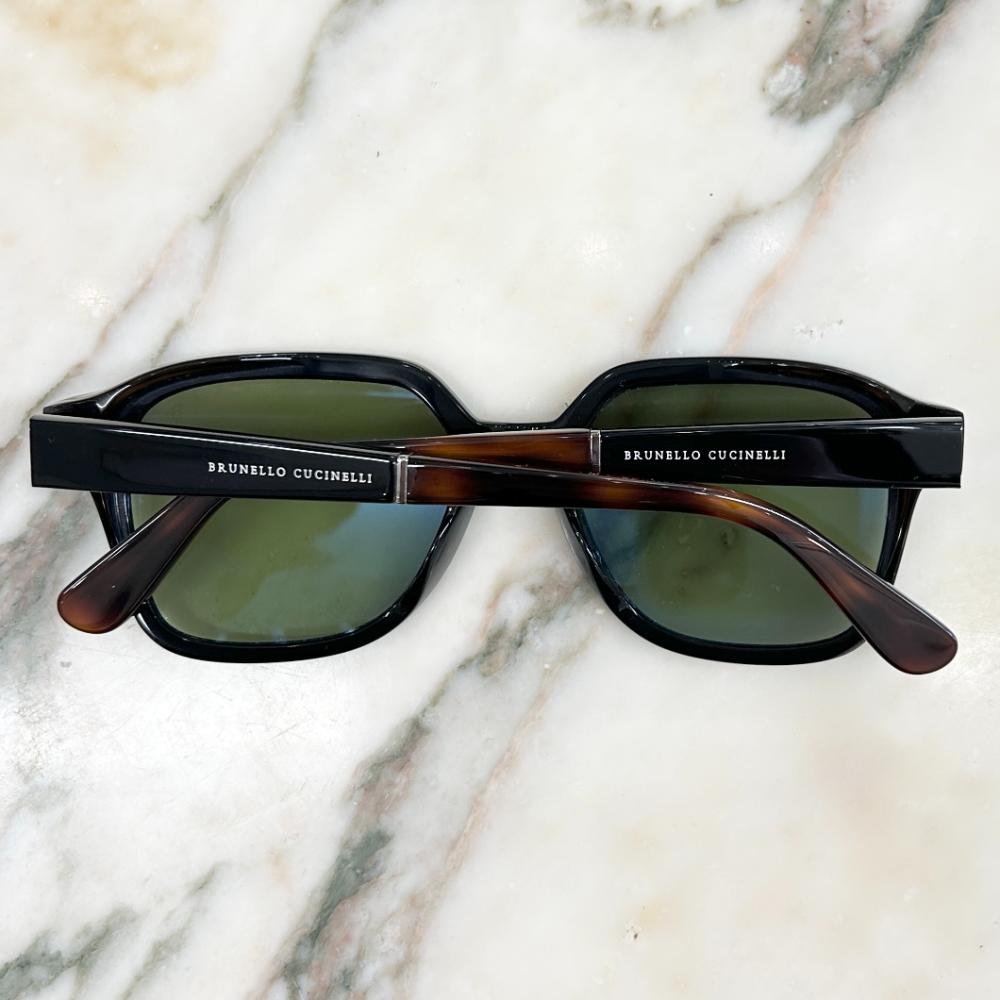 Brunello Cucinelli BC4005S black & tortoise shell sunglasses