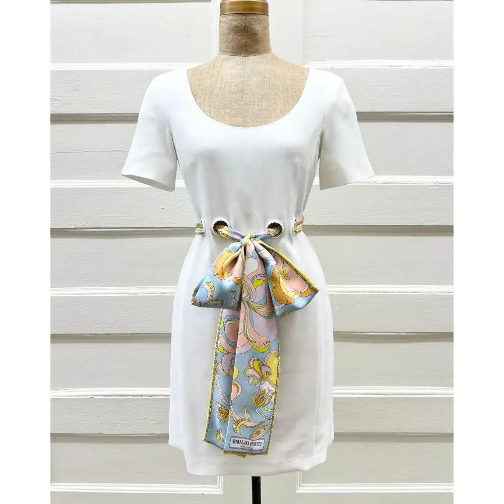 Pucci waist scarf mini dress
