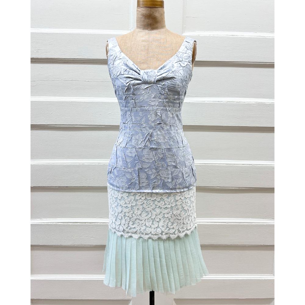 Louis Vuitton brocade, lace & tulle dress