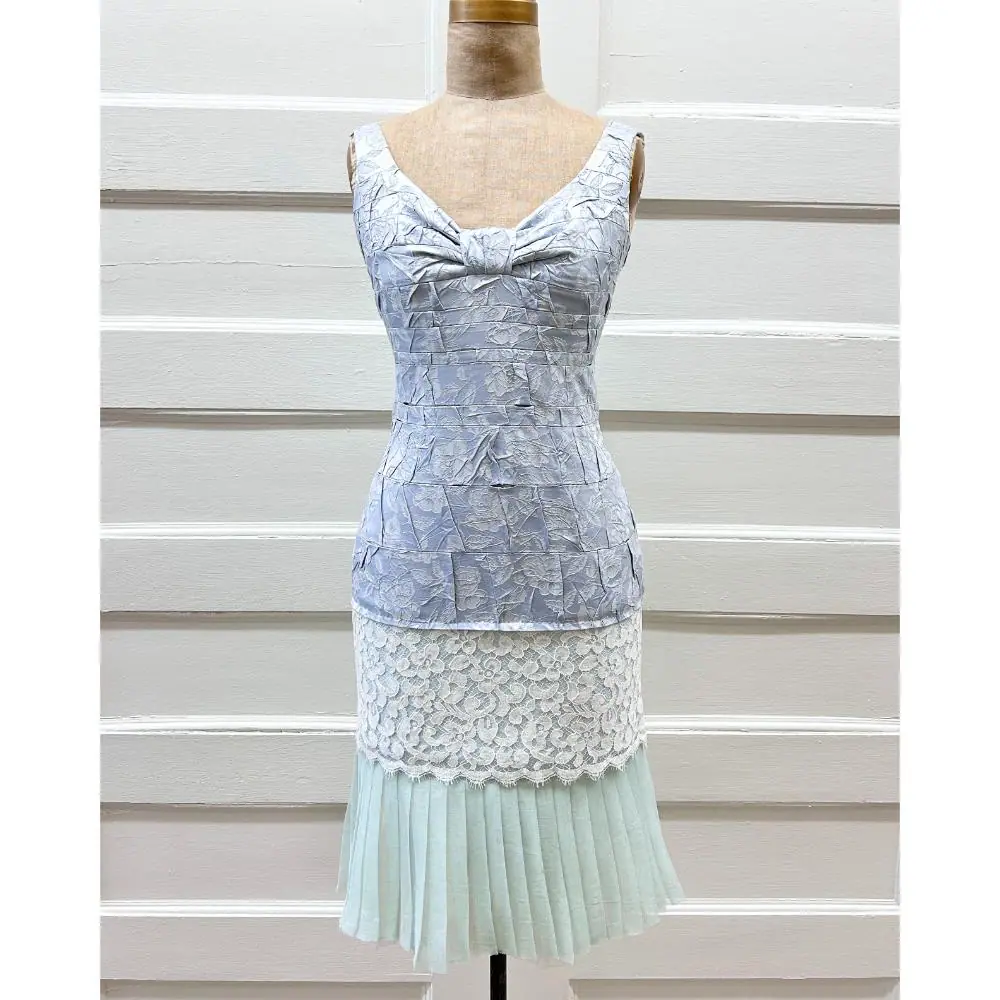 Louis Vuitton brocade, lace & tulle dress